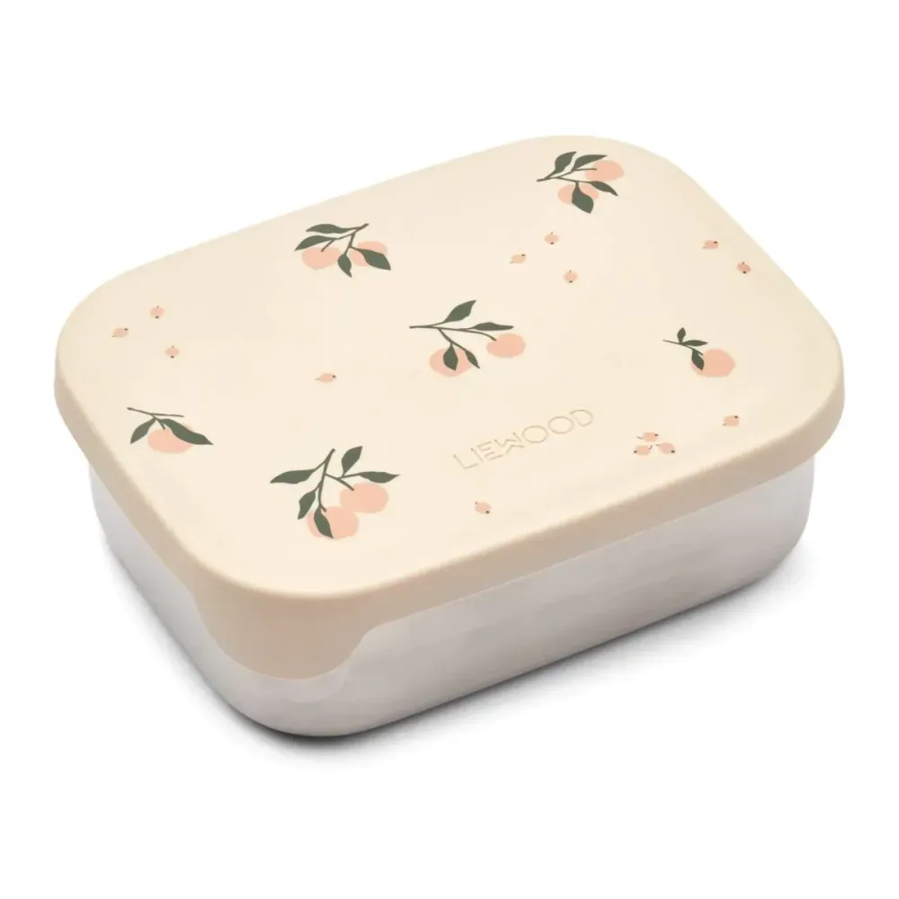 Liewood Lunchbox voor kinderen Arthur Perzik Zeeschelpenmix 900 ml