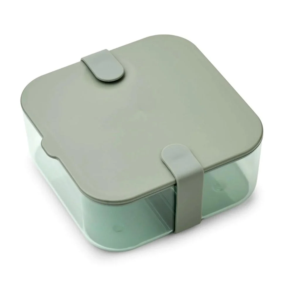 Liewood Lunchbox voor school Carin Klein Faune groen/Pepermint