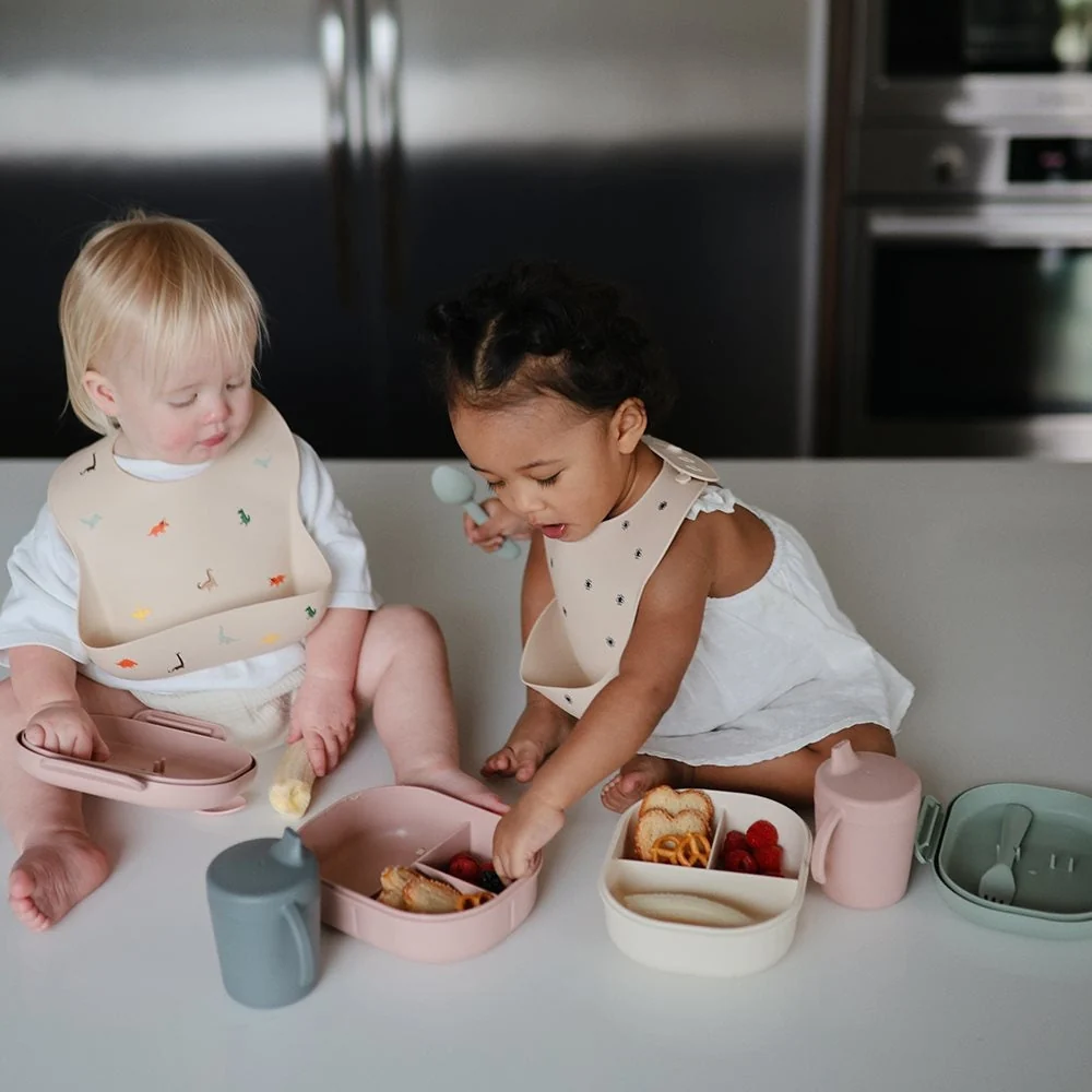Mushie Lunchbox voor kinderen Blush