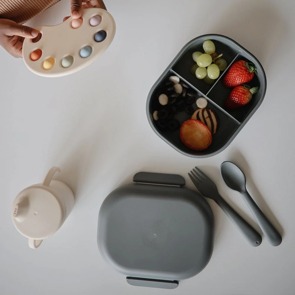 Mushie Lunchbox voor kinderen Blush