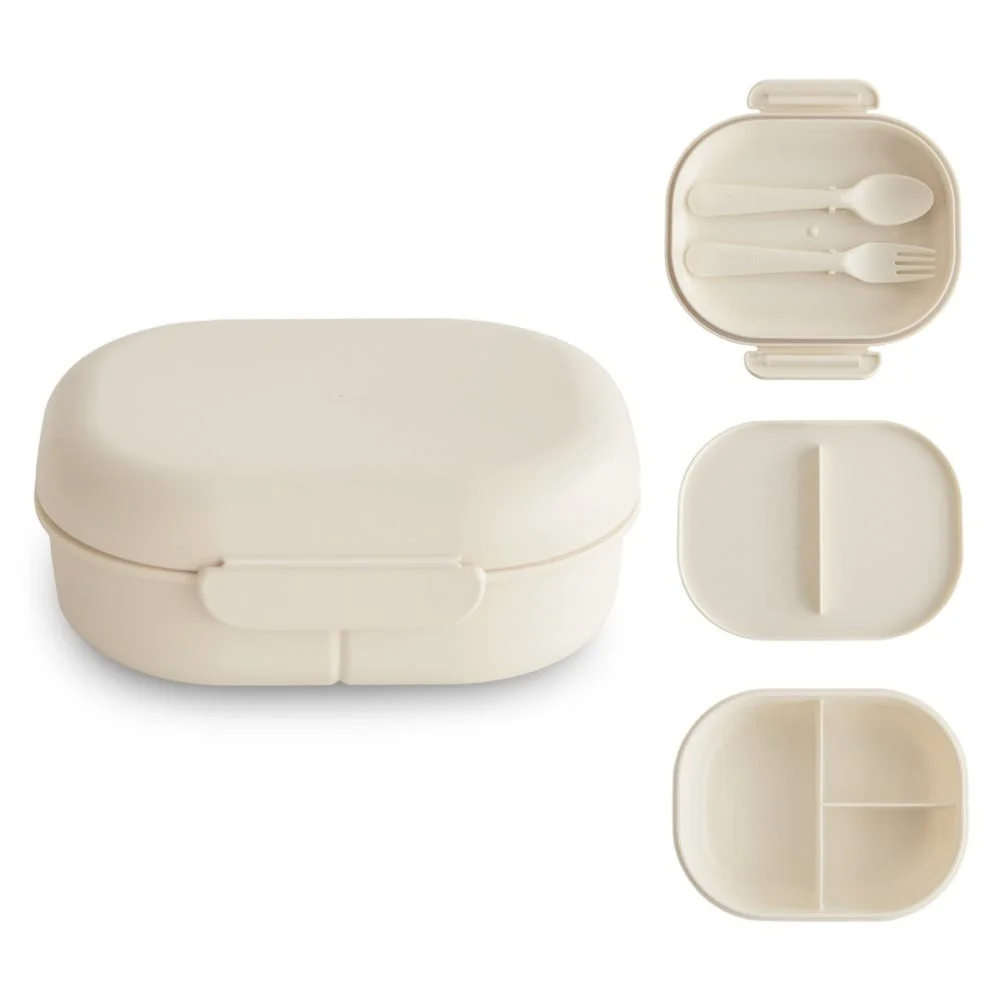Mushie Lunchbox voor kinderen Ivory