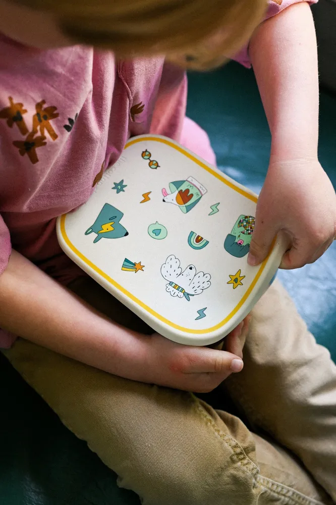Cotton Cloud - RVS Lunchbox - Funky Dogs