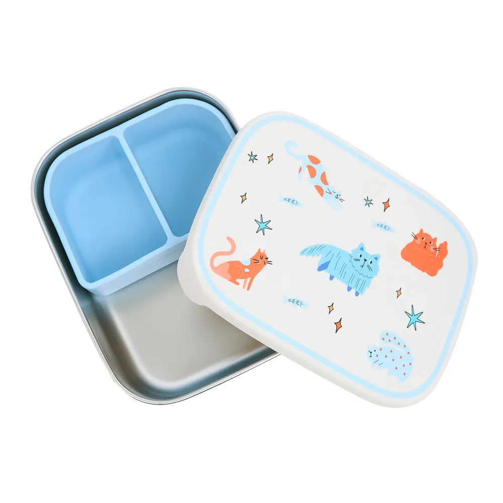 Cotton Cloud - RVS Lunchbox - Meowtiful Cats
