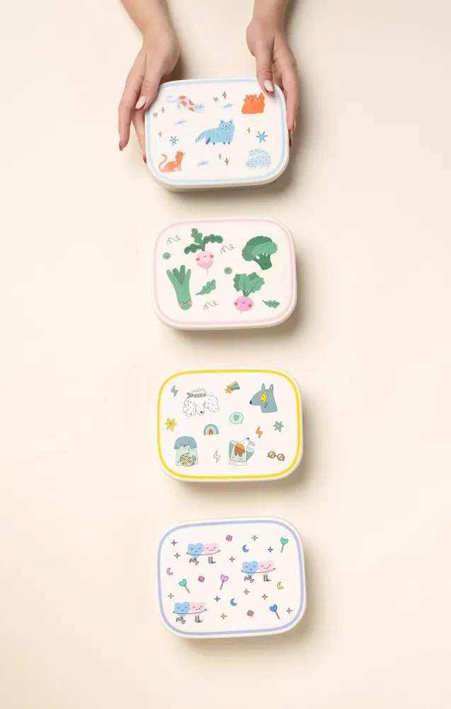 Cotton Cloud - RVS Lunchbox - Meowtiful Cats