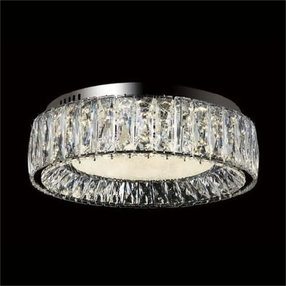 PLAFON DE CRISTAL GRANDE LED 128 WATTS MCA LUZ VIC