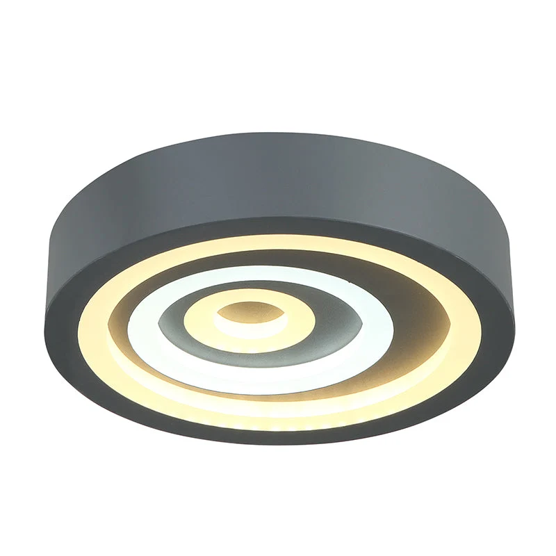 PLAFON LED REDONDO GRIS 28W C/3 CAMBIOS DE LUZ LUZ VIC