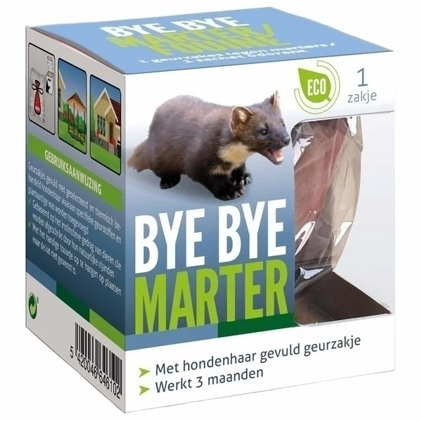 Bye bye marter geurzakje