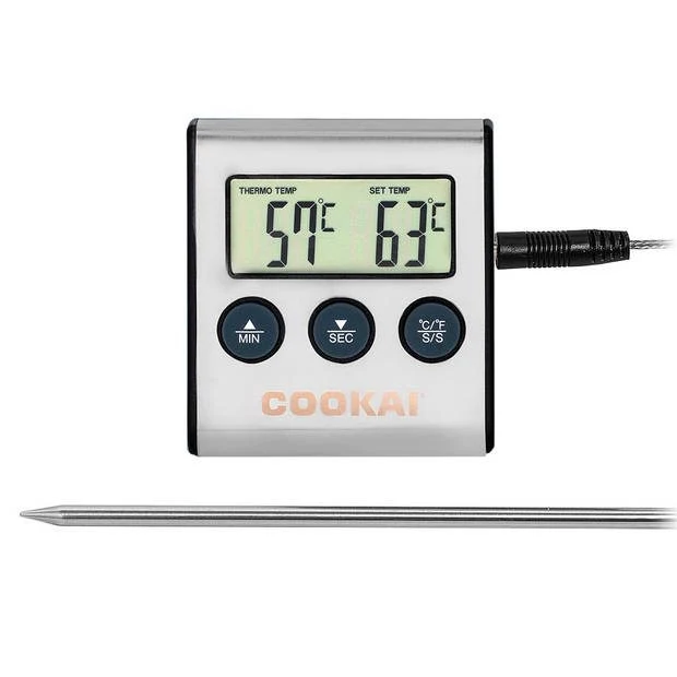 Digitale thermometer en timer