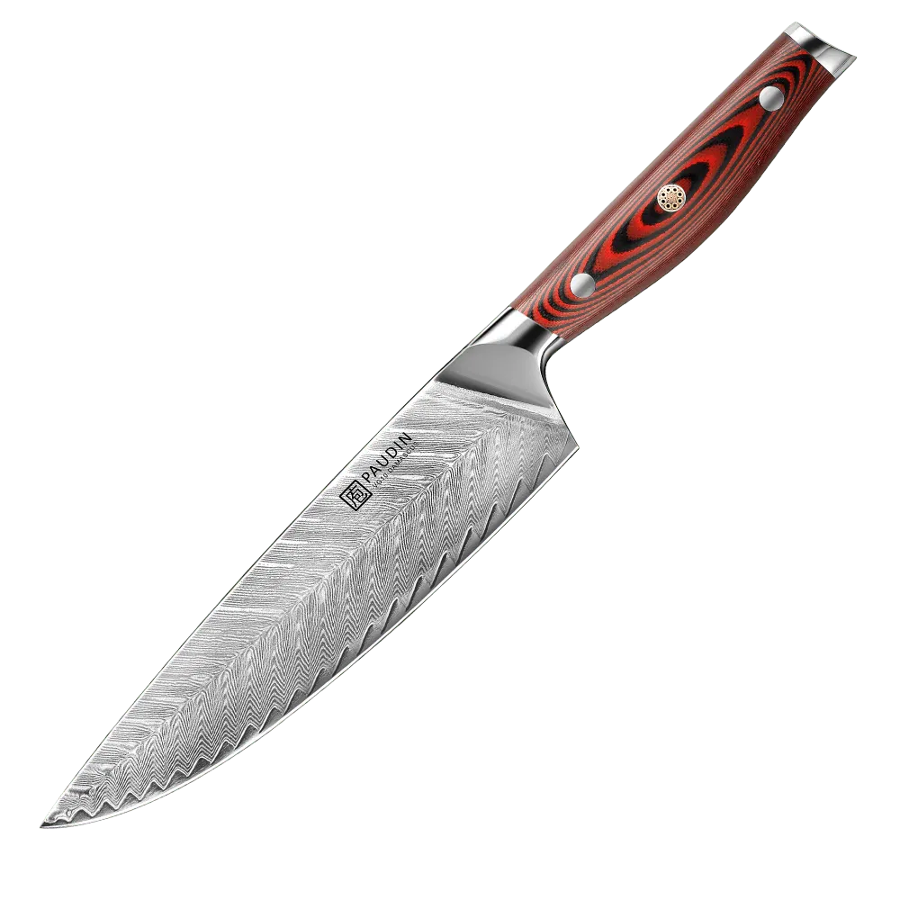 P1 Professioneel Damascus Koksmes 20 cm
