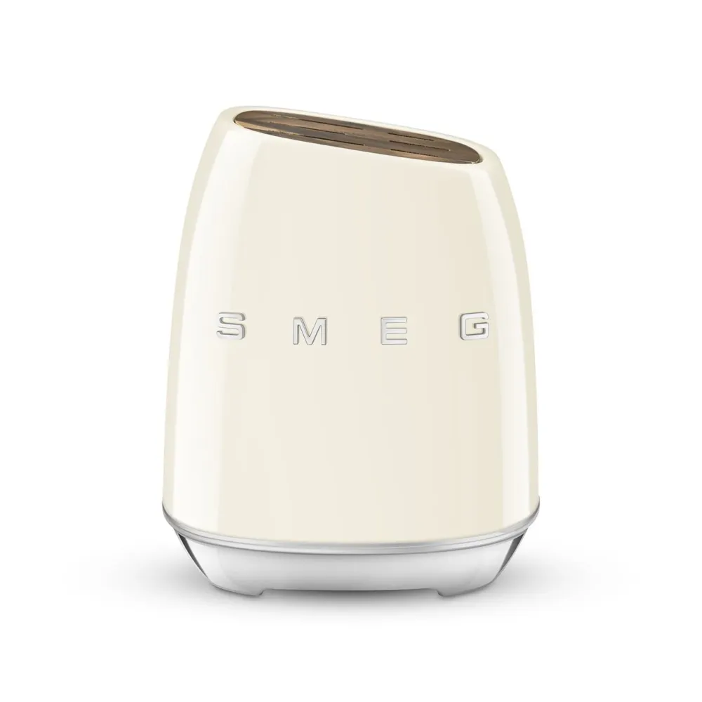 SMEG Messenblok met 6 messen 'Creme' KBSF02CR