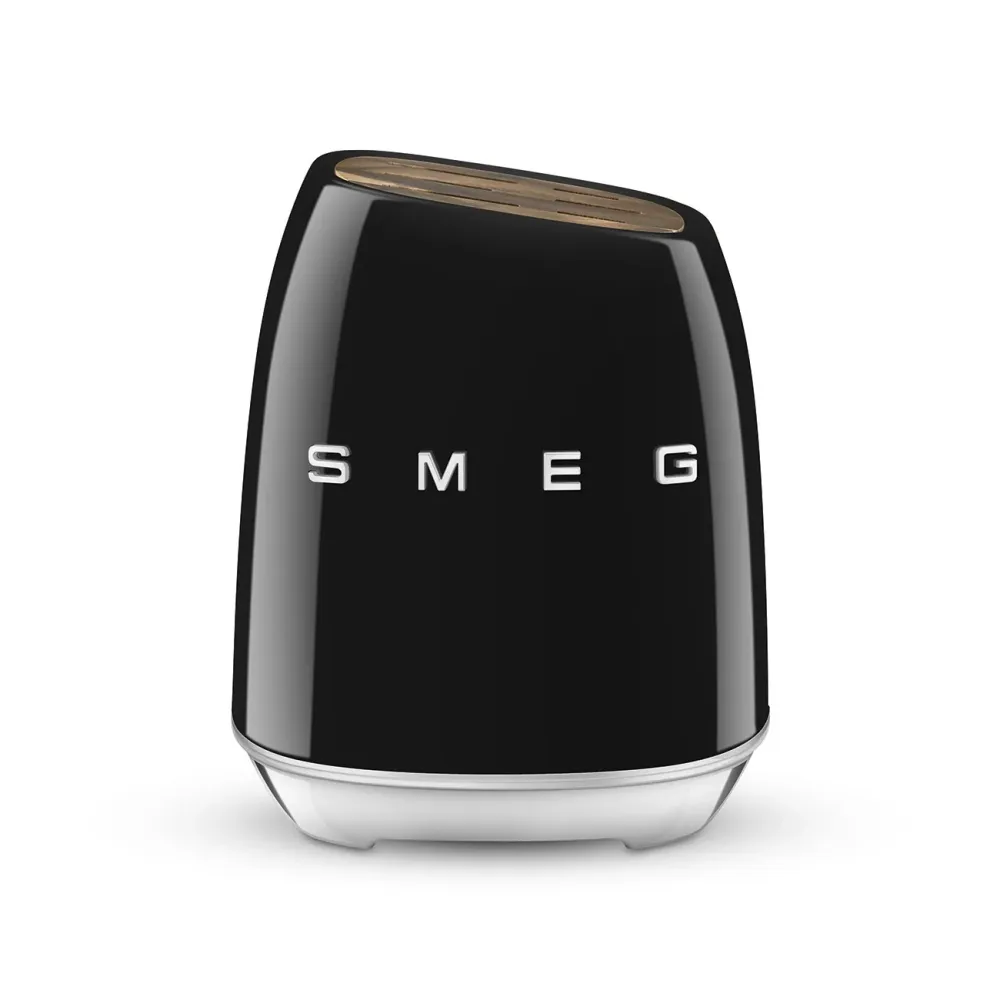 SMEG Messenblok met 6 messen 'Zwart' KBSF02BL