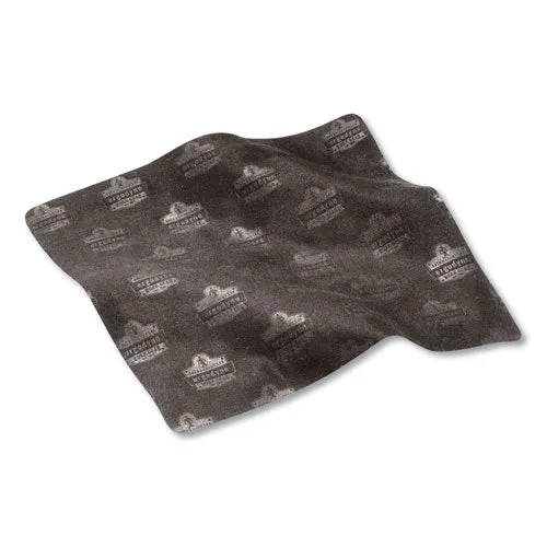 Ergodyne Skullerz 3216 Microfiber Cleaning Cloth 5.9x5.9 Black ergodyne®