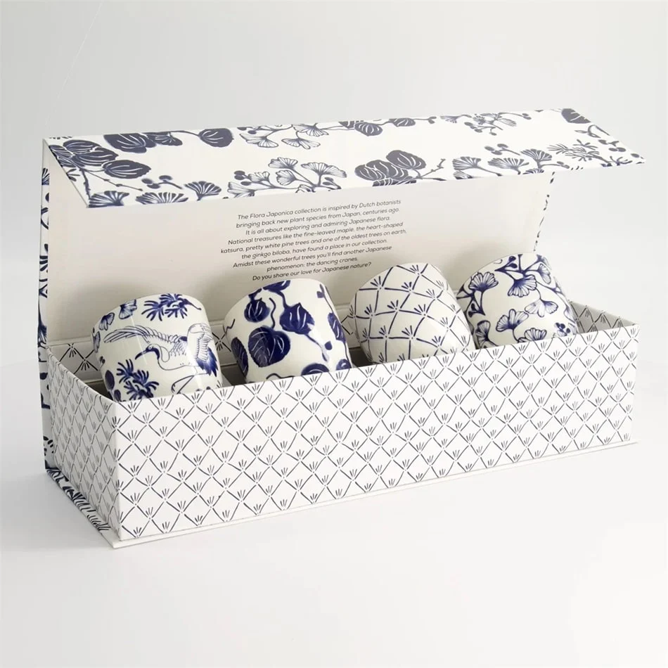 Tokyo Design Studio Flora Japonica mokken 4 stuks - kado set