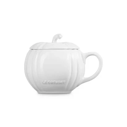 Le Creuset Mok 400ml Aardewerk 'Pompoen Wit'
