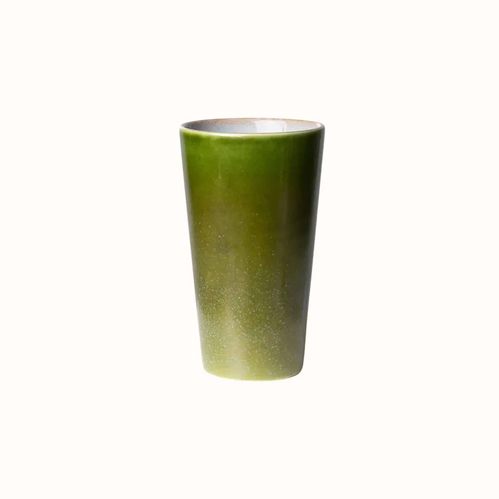 70s ceramics latte mok grass HKliving
