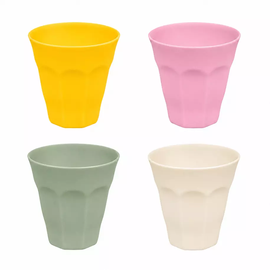 Set van 4 mokken uit rPET multi colour 300ml Pointvirgule