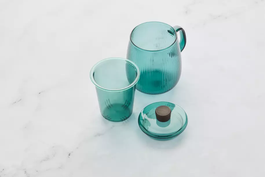 Theekop met filter 600ml Forest Green Pointvirgule