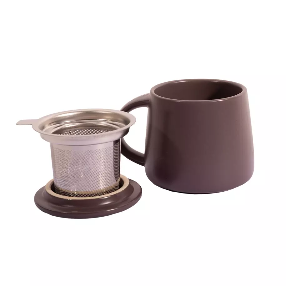 Theemok met infuser Midnight Mocha 300ml Pointvirgule