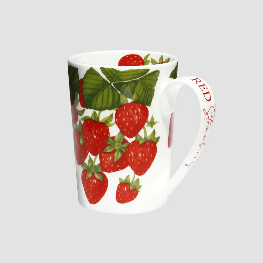Taitù kopje Rode Aardbei fijn bone china porselein 12-11-4