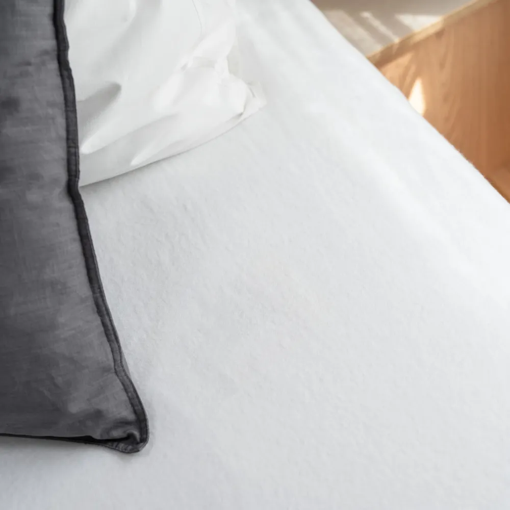 Walra Travel - Molton Cotton Cover Queensbed - Wit