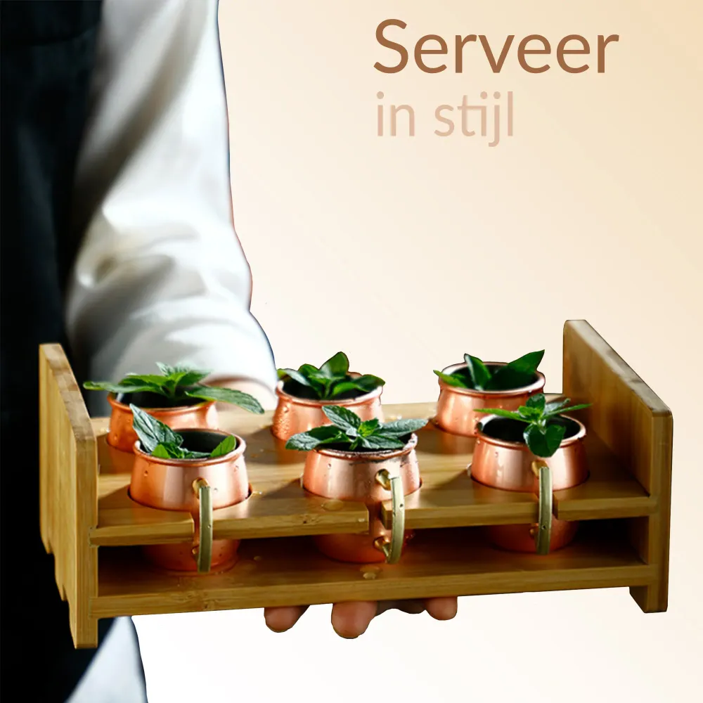 Moscow Mule mini beker set Chefs Cuisine