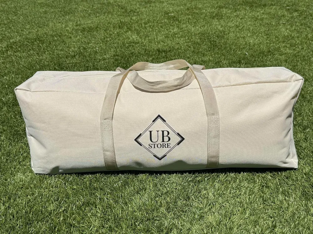 3x3 M Witte Buiten Klamboe voor Terras