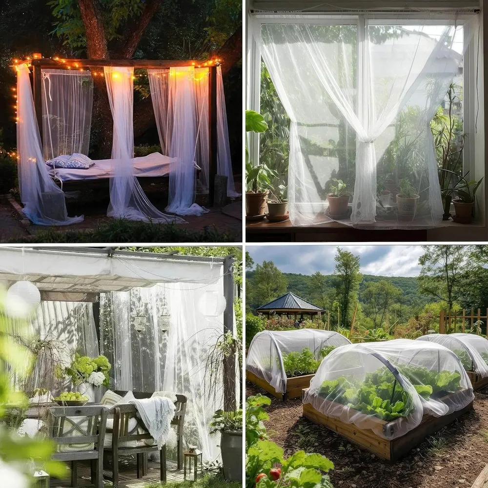 3x3 M Witte Klamboestof | Insectennet