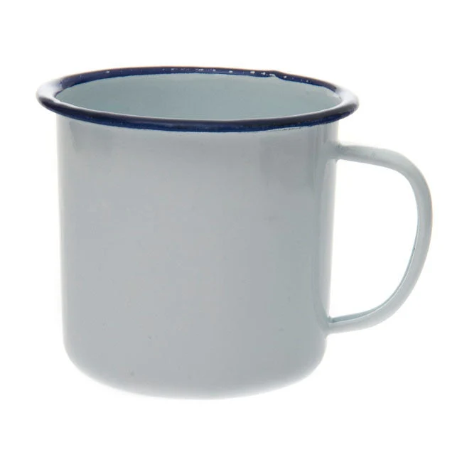 Mok Emaille Wit/Navy