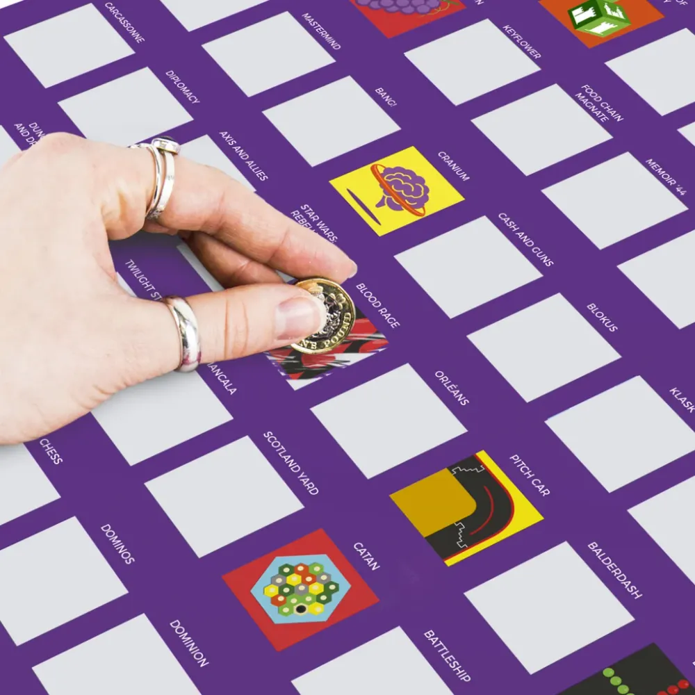 Gift Republic Krasposter - 100 Board Games
