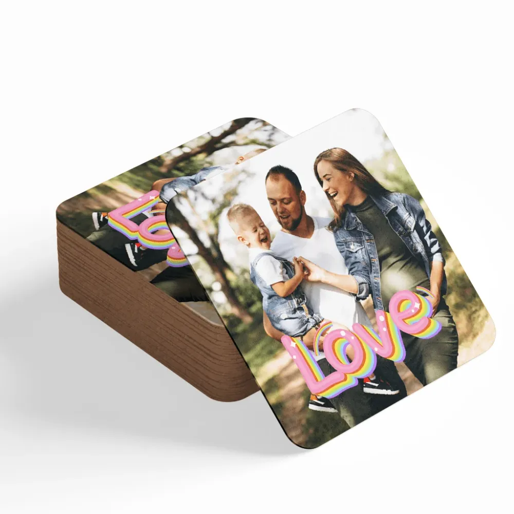 Onderzetters Vierkant | 6 Stuks