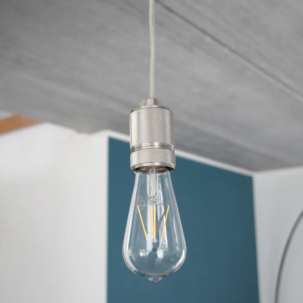 Aluminum lampholder - Grey