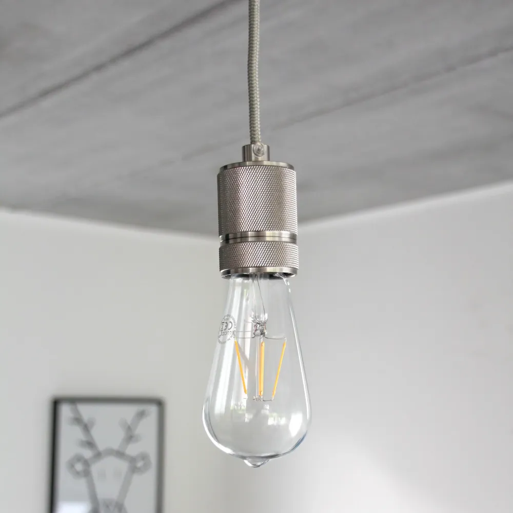 Aluminum lampholder - Grey