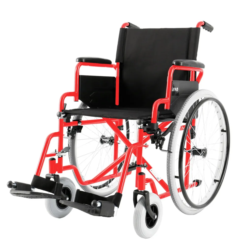 Arvo Wheelchair Basic, rood