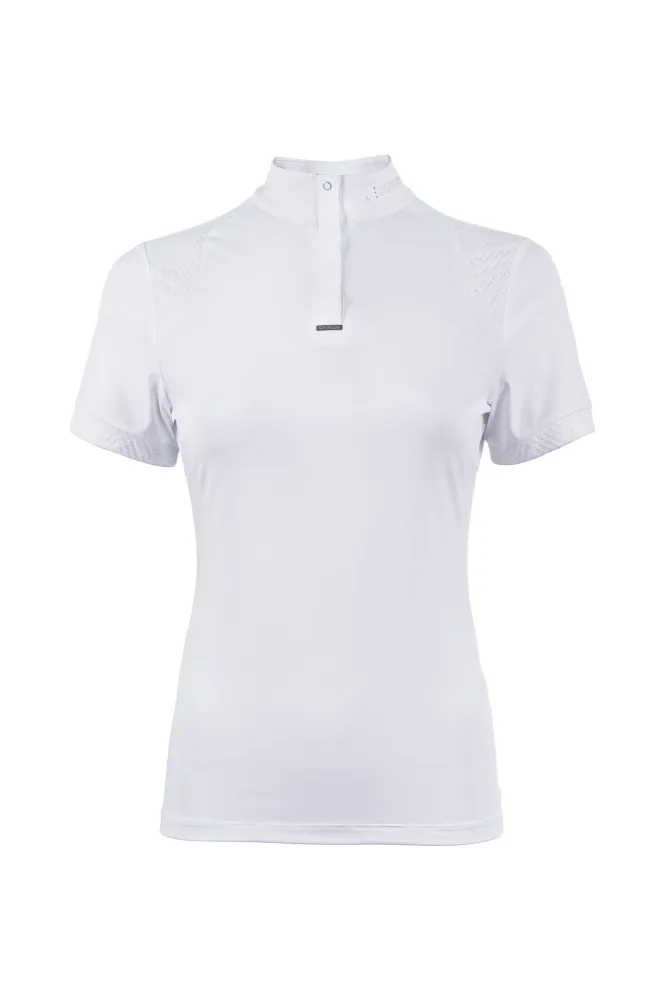 CavalComp Halfzip Shirt Wit 16