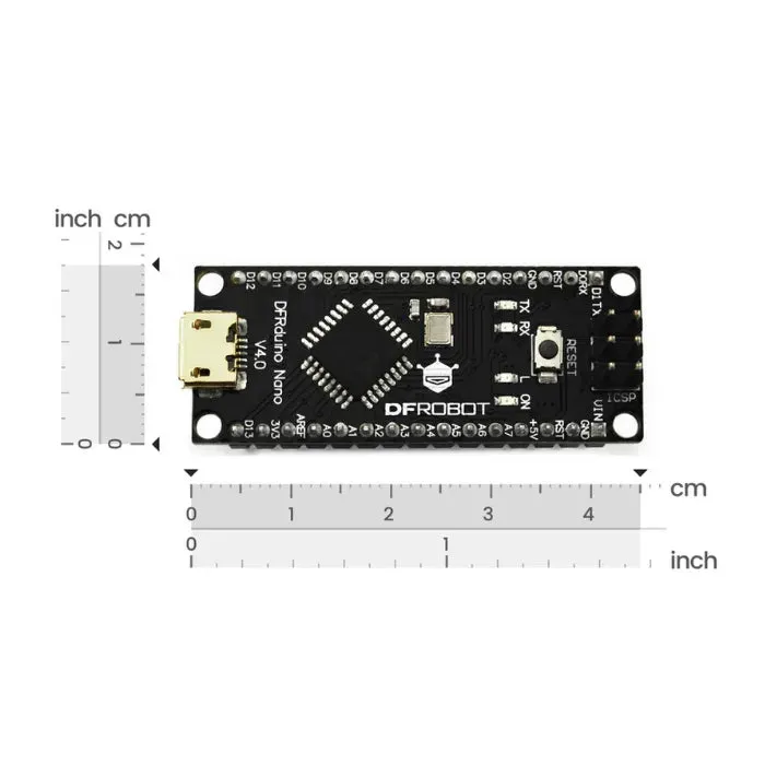 DFRduino Nano (Arduino Nano Werkt met