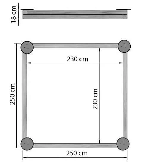 Ecologische Sandpit XL25 public use