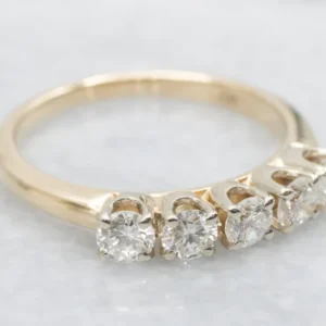 Five Stone Diamond Band