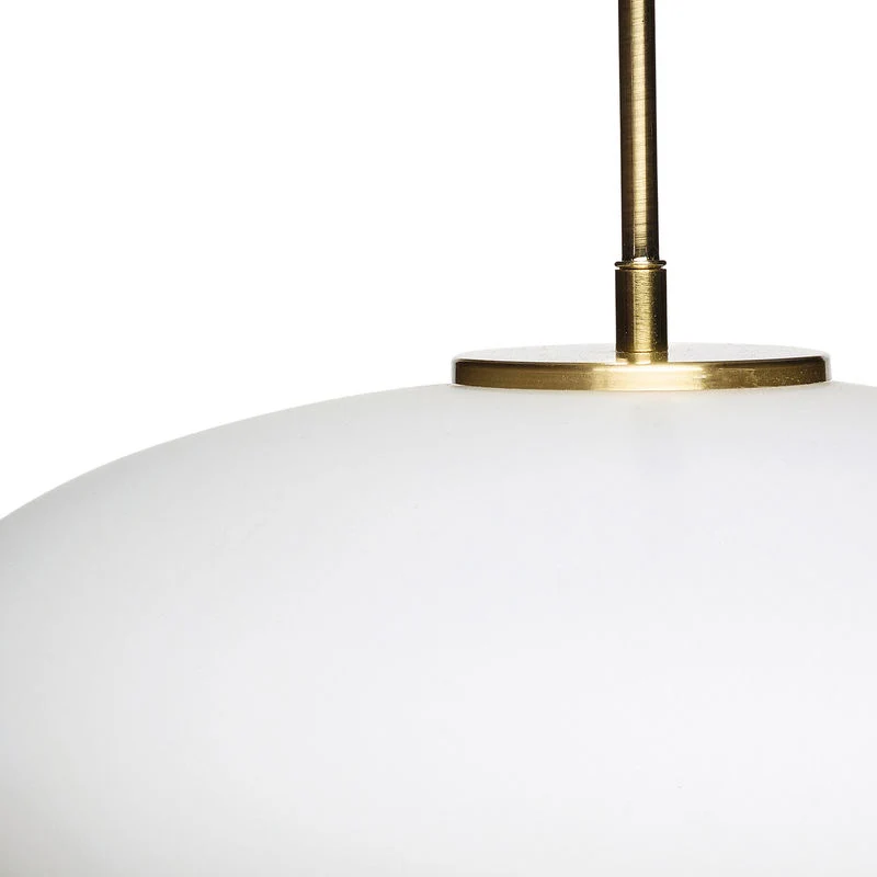 Hübsch Muse hanglamp, wit met 4 Refills
