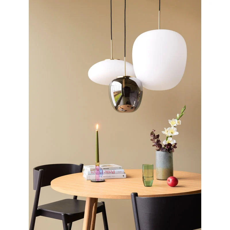 Hübsch Muse hanglamp, wit met 4 Refills