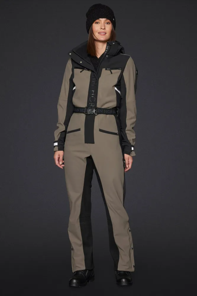 Jen Softshell Overall Urban Taupe XL