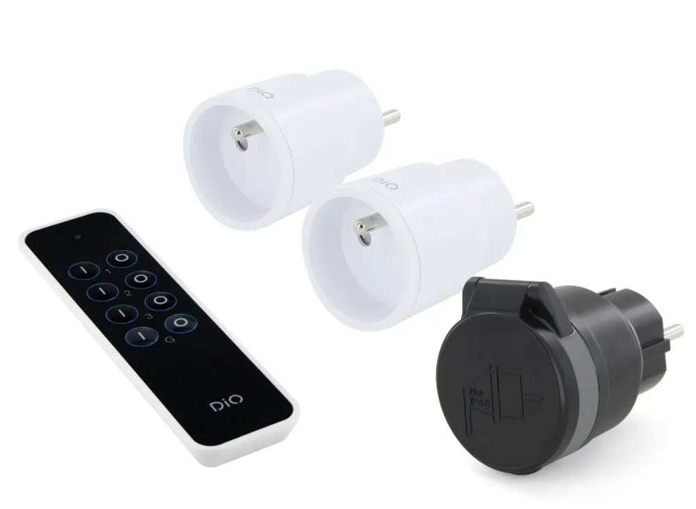 Muggen 2 indoor and 1 outdoor ON/OFF socket + remote control