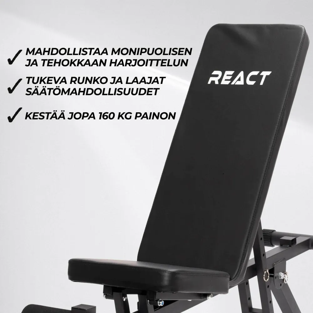 React Adjustable Incline Bench