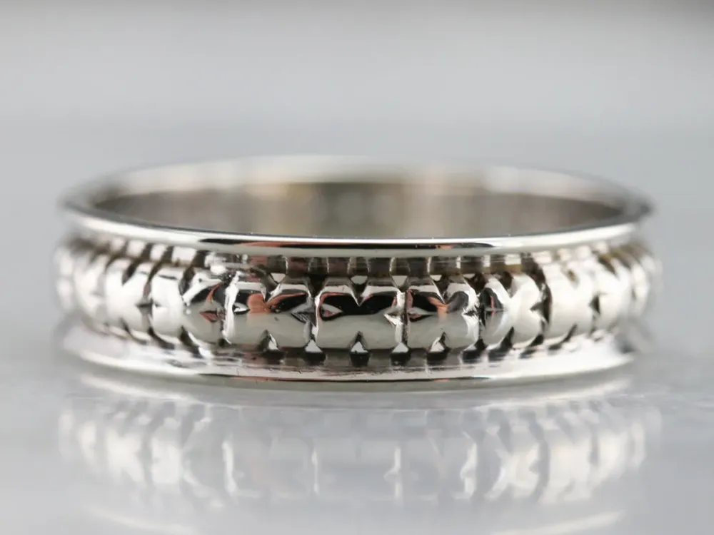 Retro Forget Me Not Pattern Band