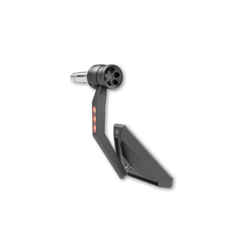 Retrovisor de manillar HIGHSIDER Tetra (con intermitentes LED) met Lange Werking