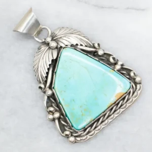 Sterling Silver Turquoise Pendant