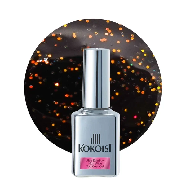 K- Ultra Rainbow Non Wipe Top Coat Gel 15 mL