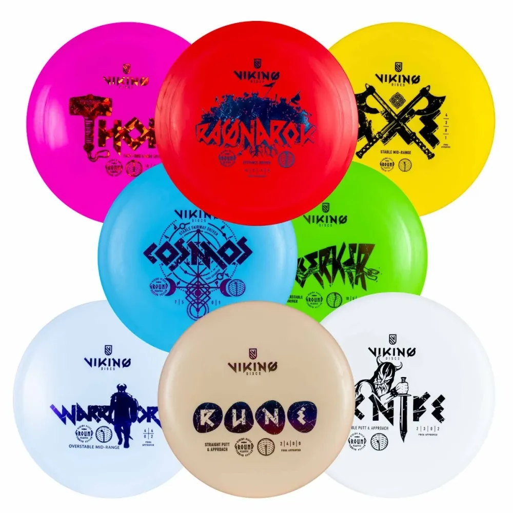 Ultrasoon Viking Discs Ground Set, 8 Disc Set