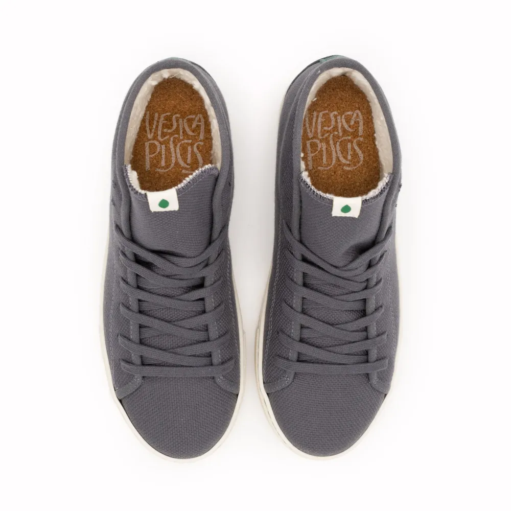 Vegan winter bootie grauw PLA009 36