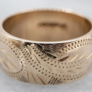 Vintage Botanical Pattern Band