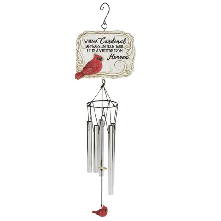 When Cardinal Appears Garden Memorial Wind Chime met UV-Bescherming